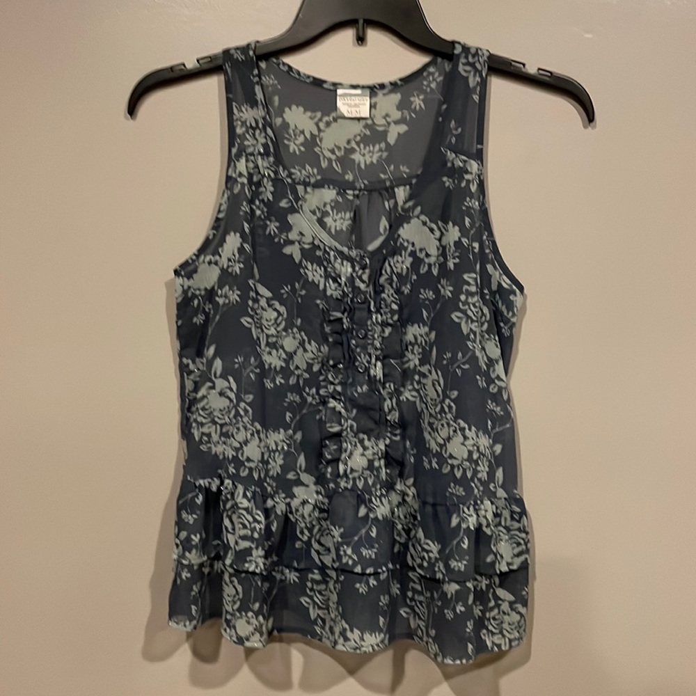 Inked and Faded sheer tank top